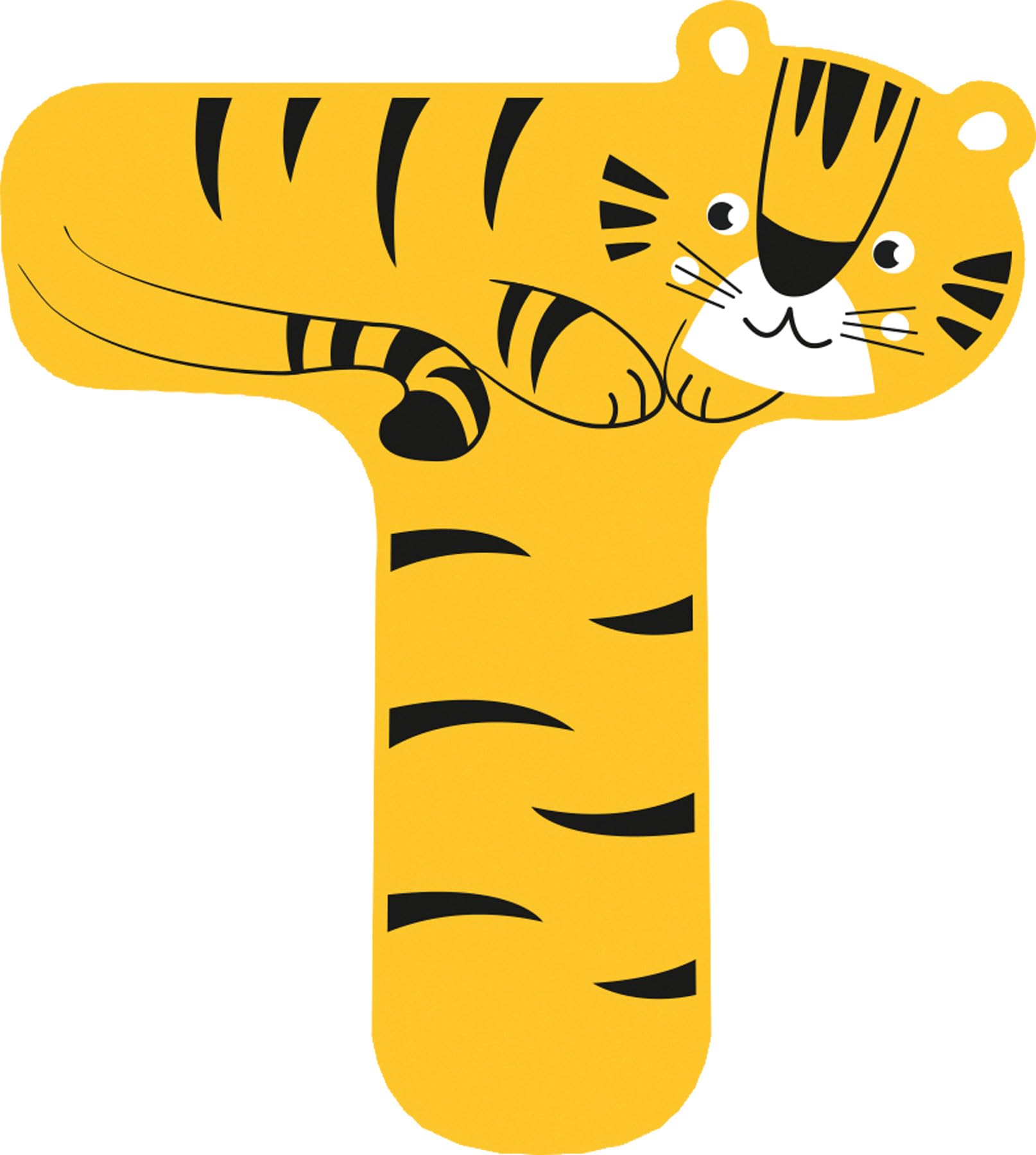 smallfoot Lettere Legno 12527 lettera cameretta T tigre 12 pezzi