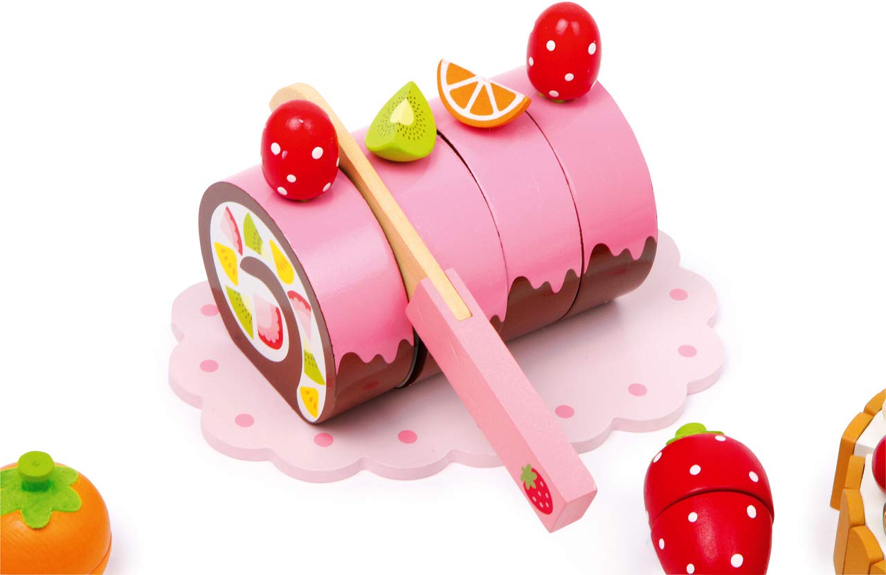 smallfoot 2847 Scatola Caramelle scatola dolci legno 56 pezzi
