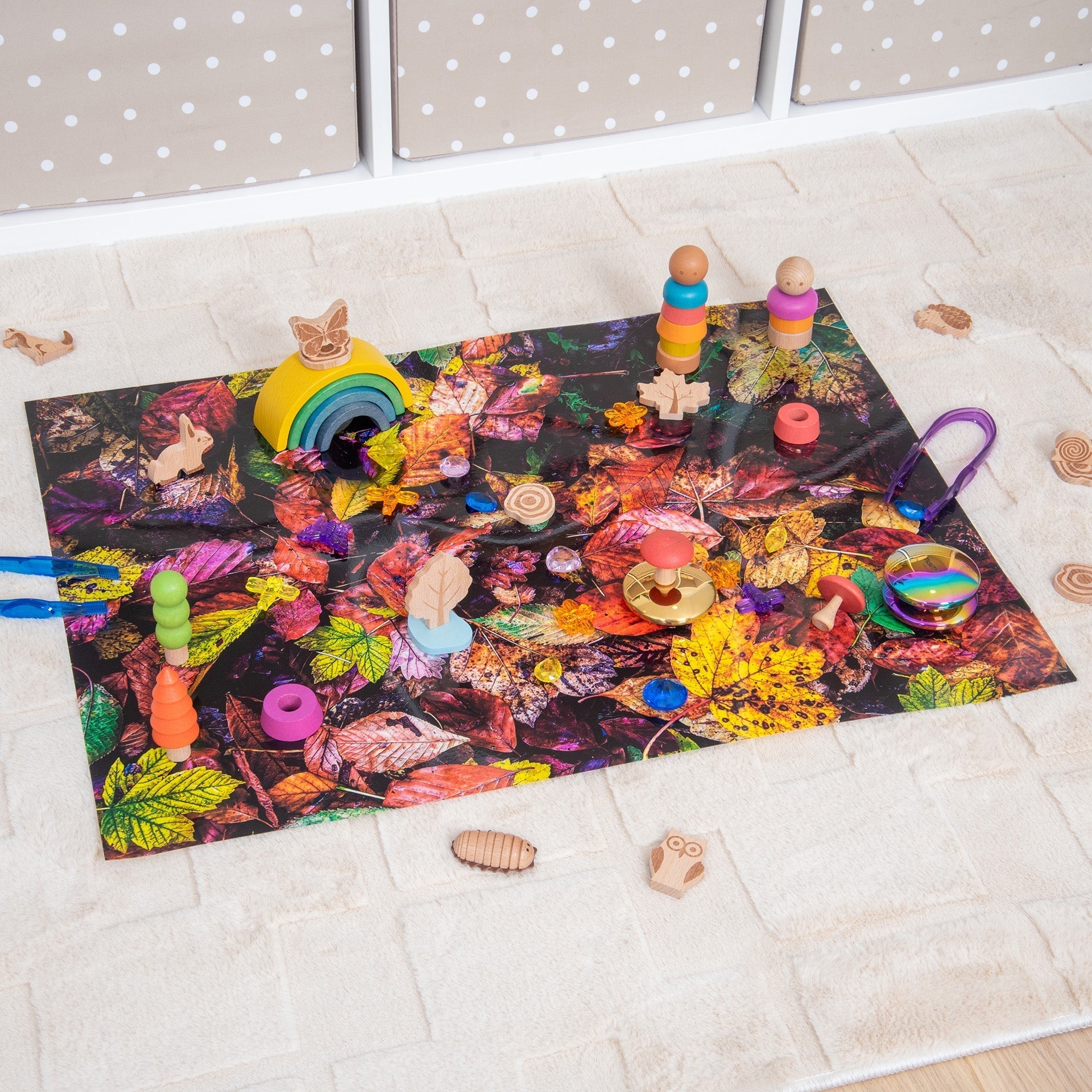 Tickit Autumn Leaves tappeto gioco A2 foglie autunno