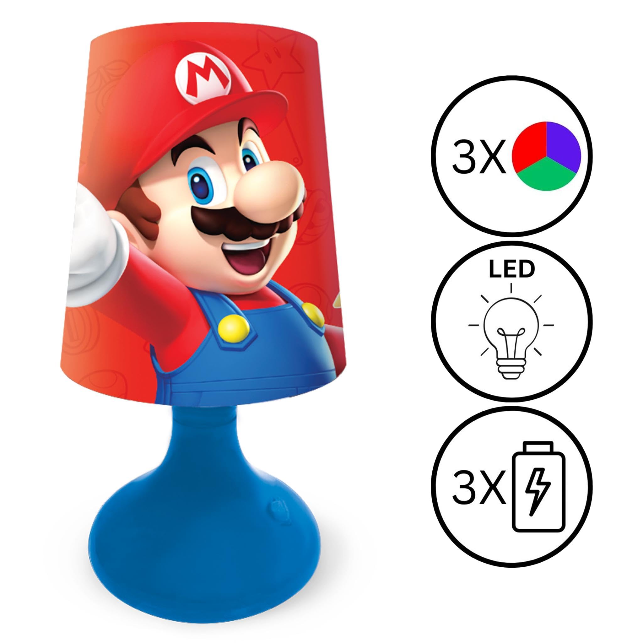 Lexibook Nintendo MLT10NILXB lampada comodino luce soffusa