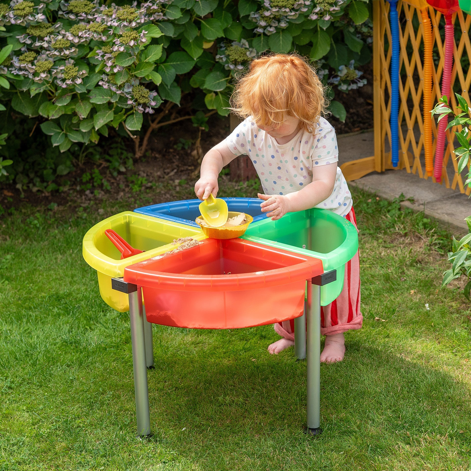 Tickit Discovery Colour Quadrant Trays vassoi 4 pezzi colorati