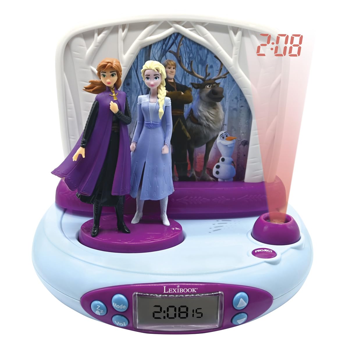 Lexibook Frozen RP510FZLXB sveglia proiettore luce notturna
