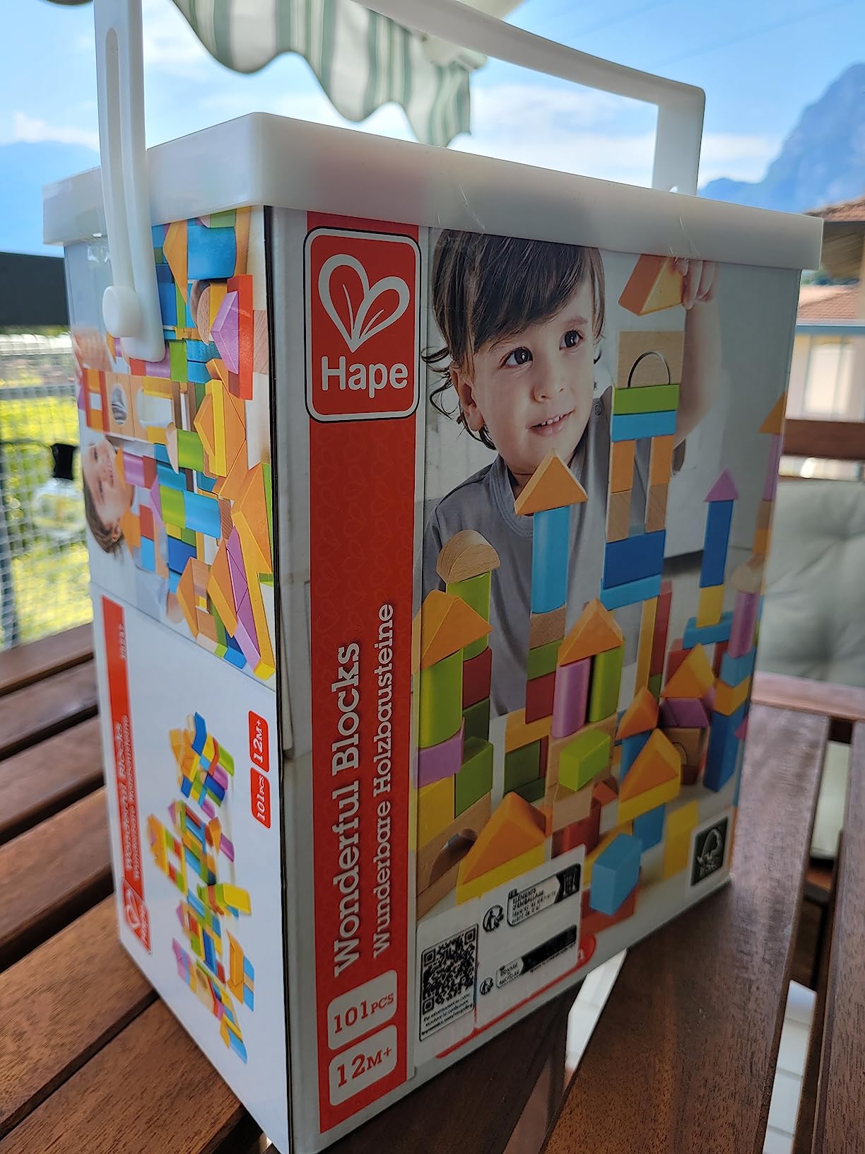 Hape Fantastici Blocchi E8247 Costruzioni Legno 101 Pezzi