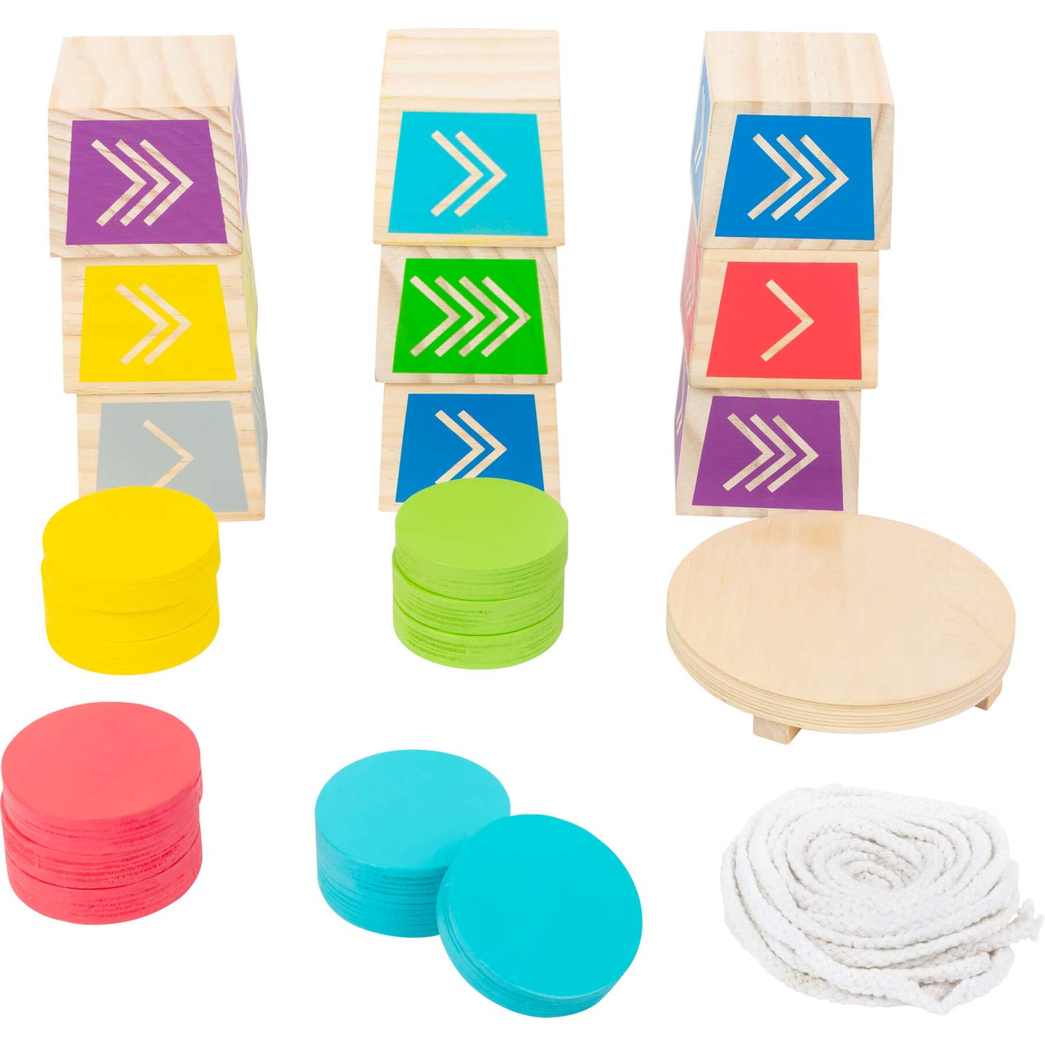smallfoot 12037 gioco kubb vichinghi legno per famiglia