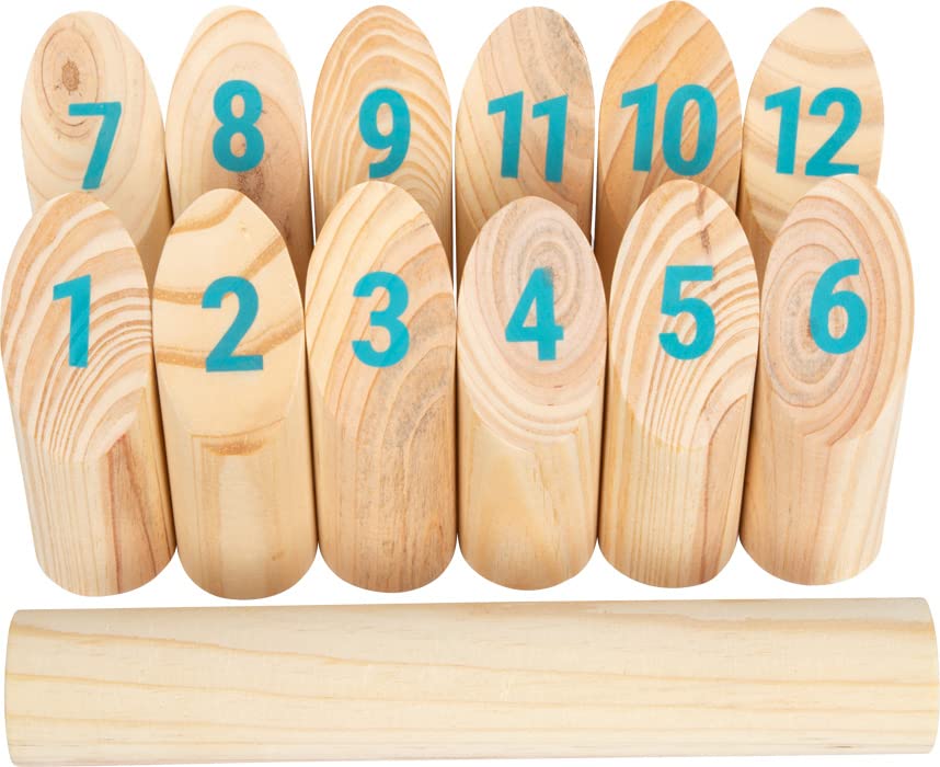 smallfoot Active Kubb con numeri 12402 gioco vichingo legno