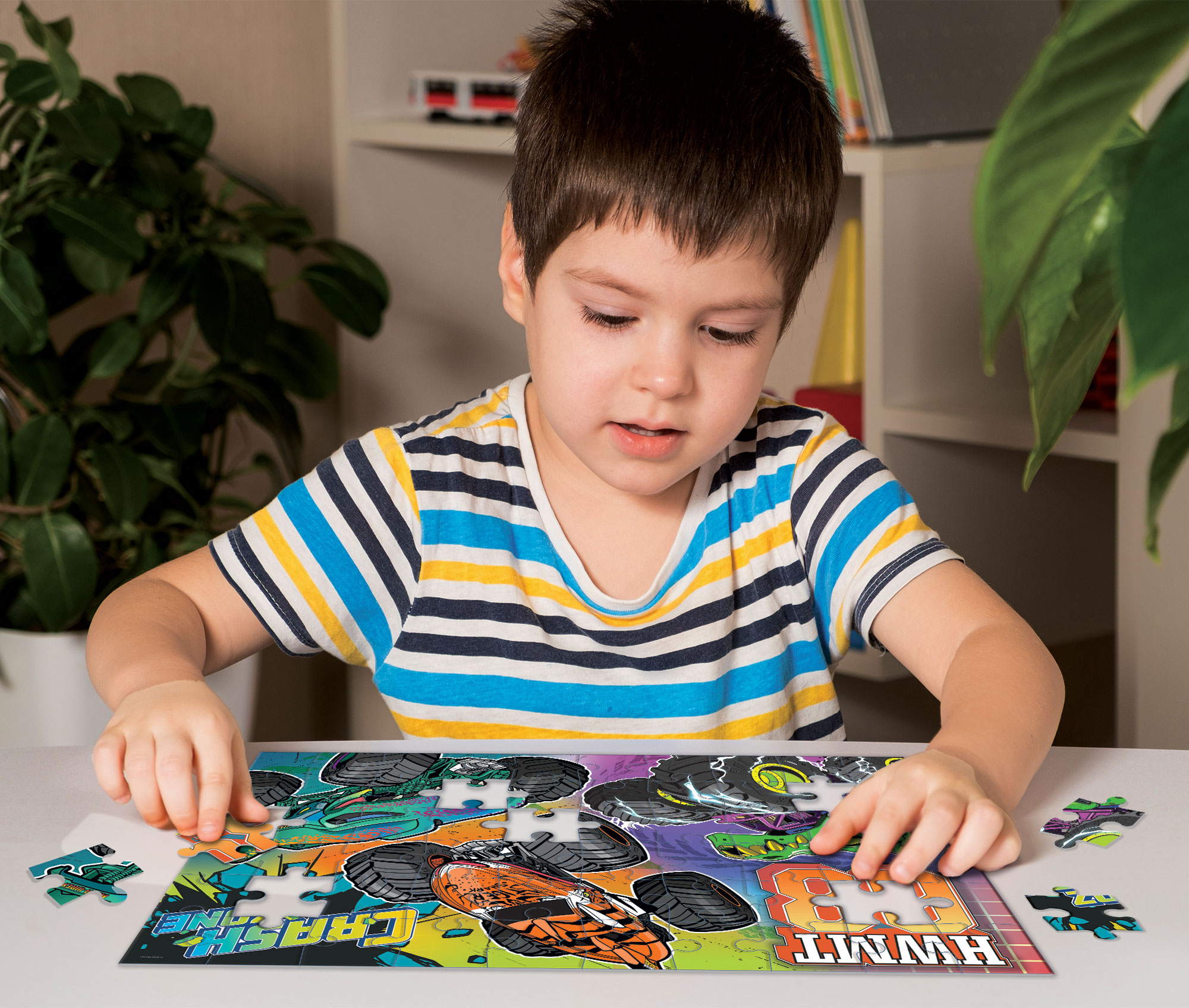 Lisciani Hot Wheels Maxifloor 60 puzzle pavimento