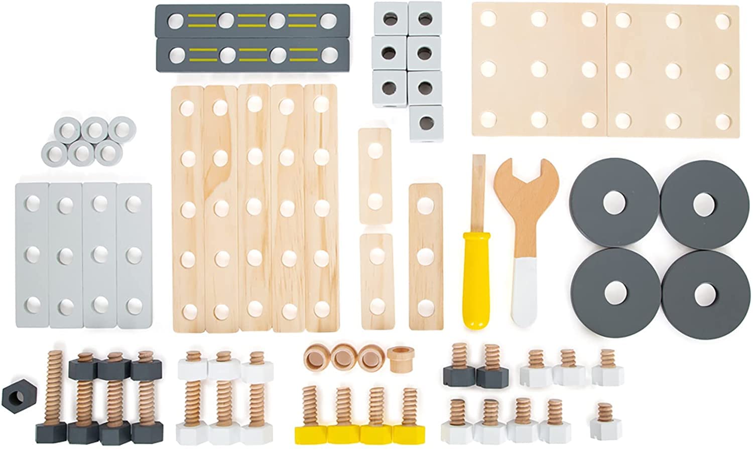 smallfoot Miniwob set costruzioni legno con attrezzi