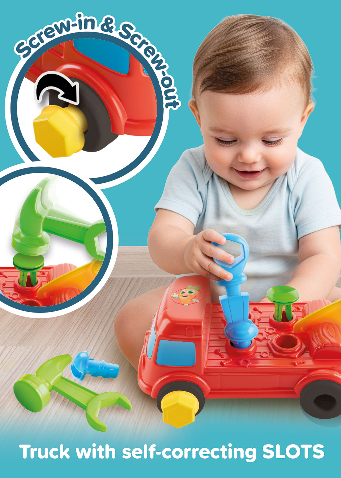 Lisciani Carotina Baby Happy Logic My First Truck camion