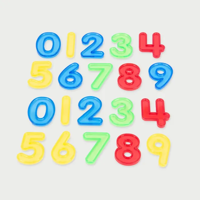 Tickit Translucent 73141 numeri traslucidi acrilico 20 pezzi
