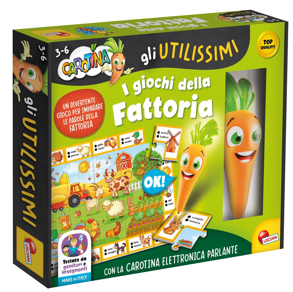Lisciani Carotina Penna Parlante Giochi Fattoria gioco bambini