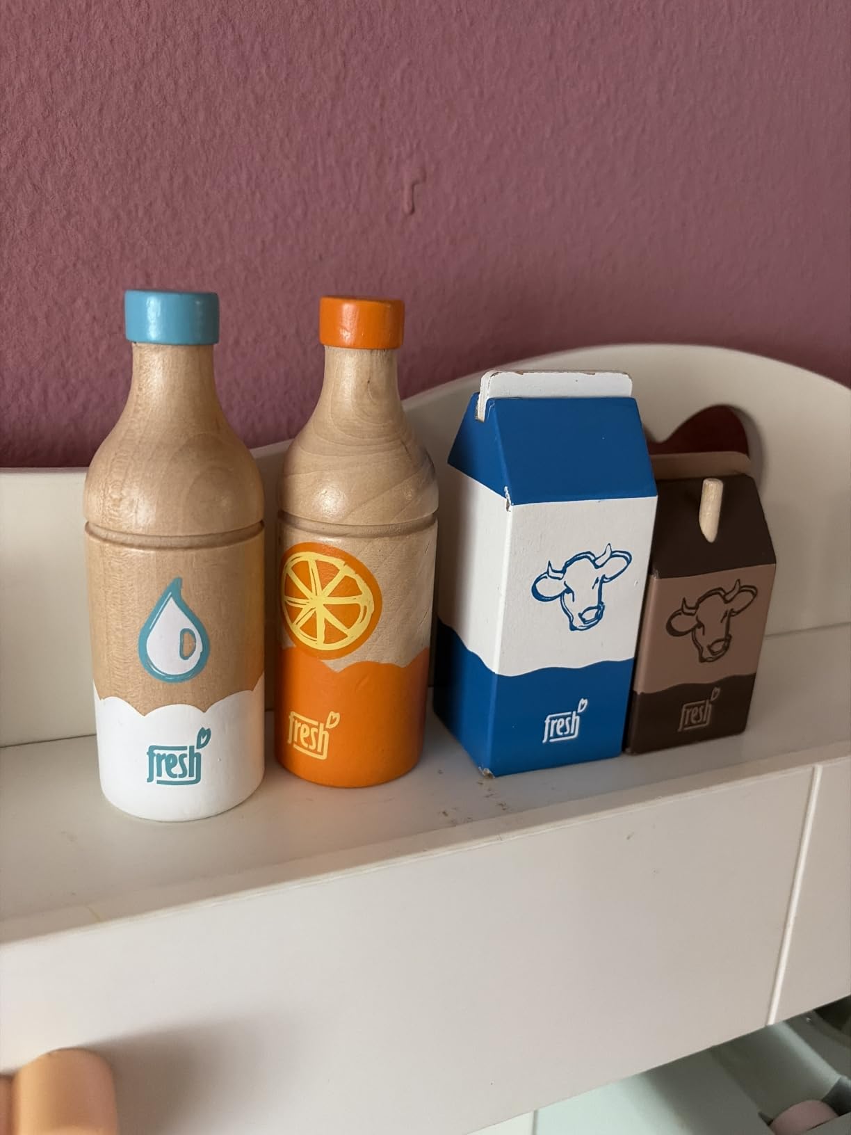 smallfoot fresh set bevande in legno cucina 4 pezzi