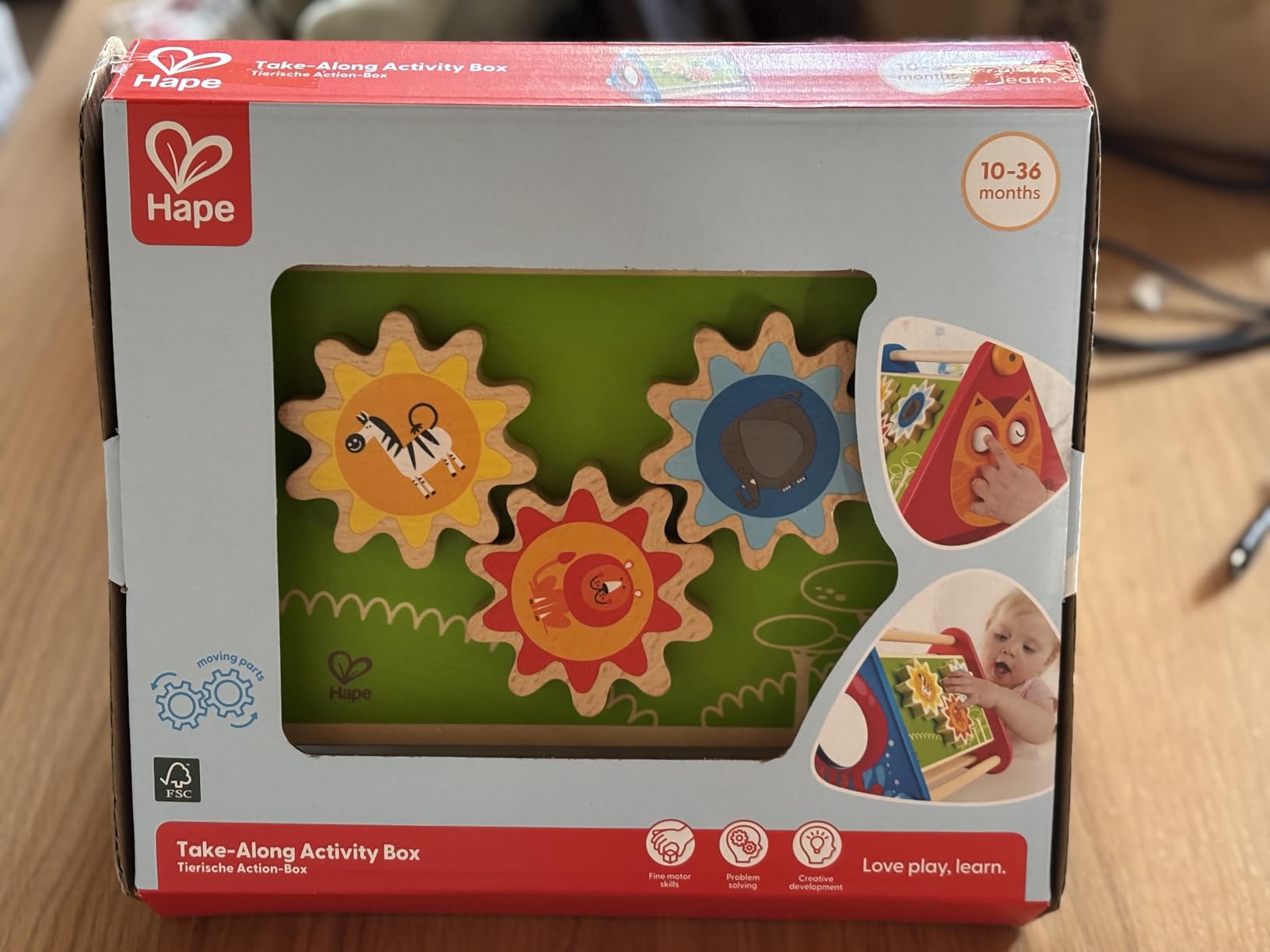 Hape E0434 Triangolo Multiattività gioco motorio multicolore