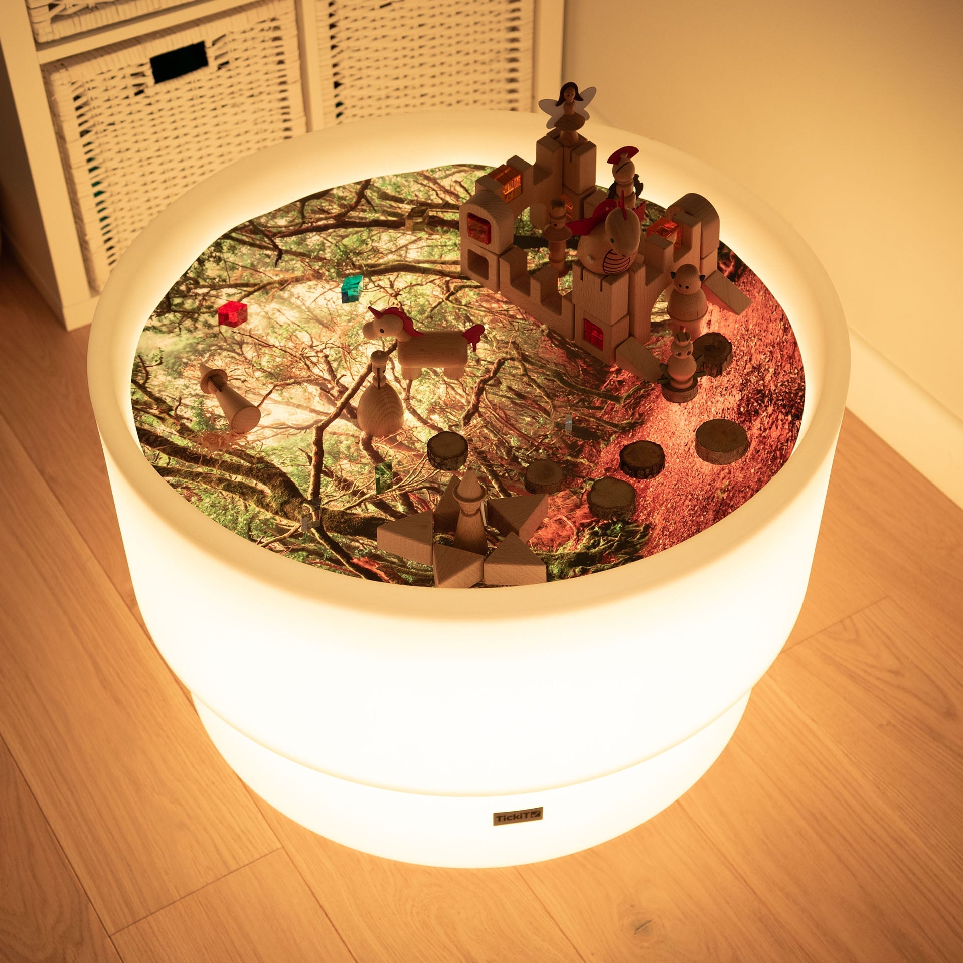 Tickit Discovery Glow Table Tavolo Luminoso con Telecomando