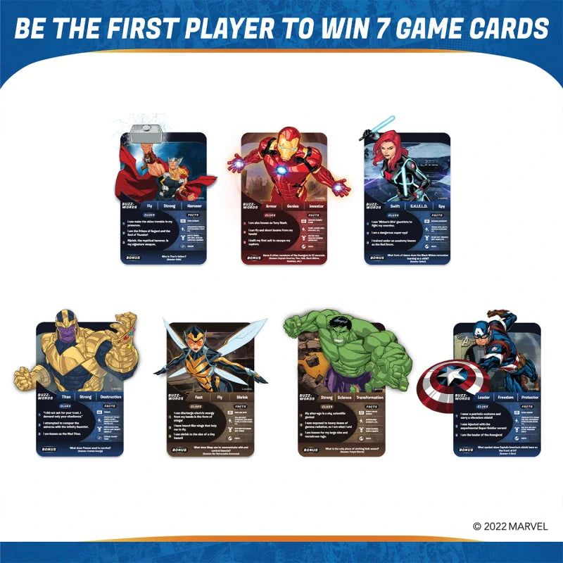 Skillmatics Guess in 10 Marvel gioco di carte eroi