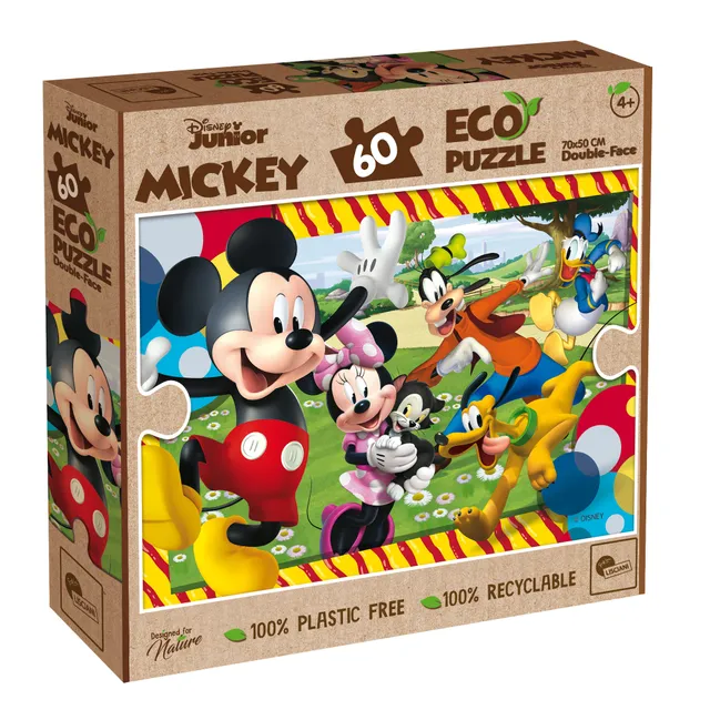 Lisciani Disney Eco-Puzzle Mickey Mouse 60 puzzle 60 pezzi