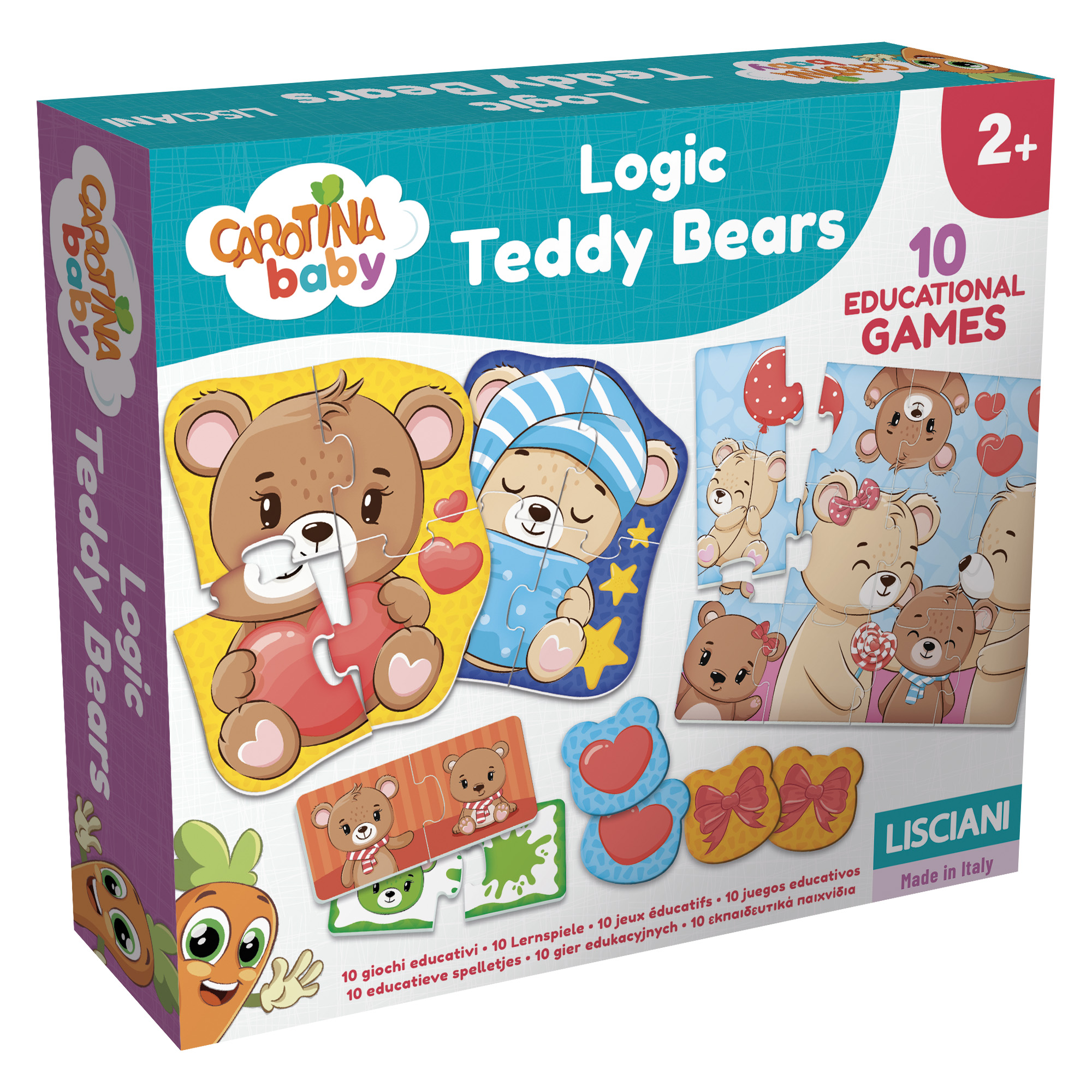Lisciani Carotina Baby Logic gioco orsetti Teddy Bears