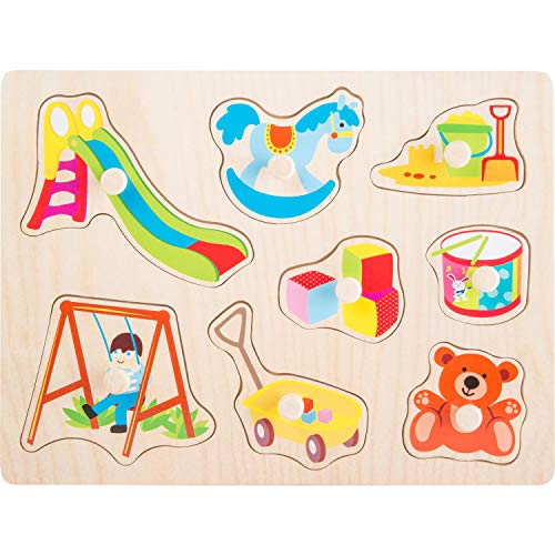 smallfoot 10447 puzzle in legno 8 pezzi