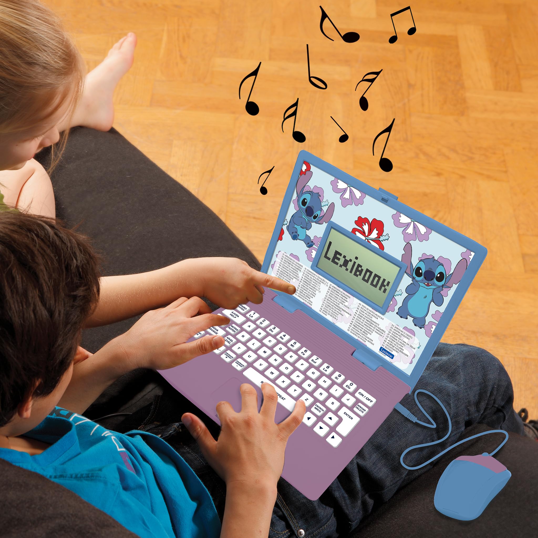 Lexibook JC598Di4 Stitch laptop educativo bilingue