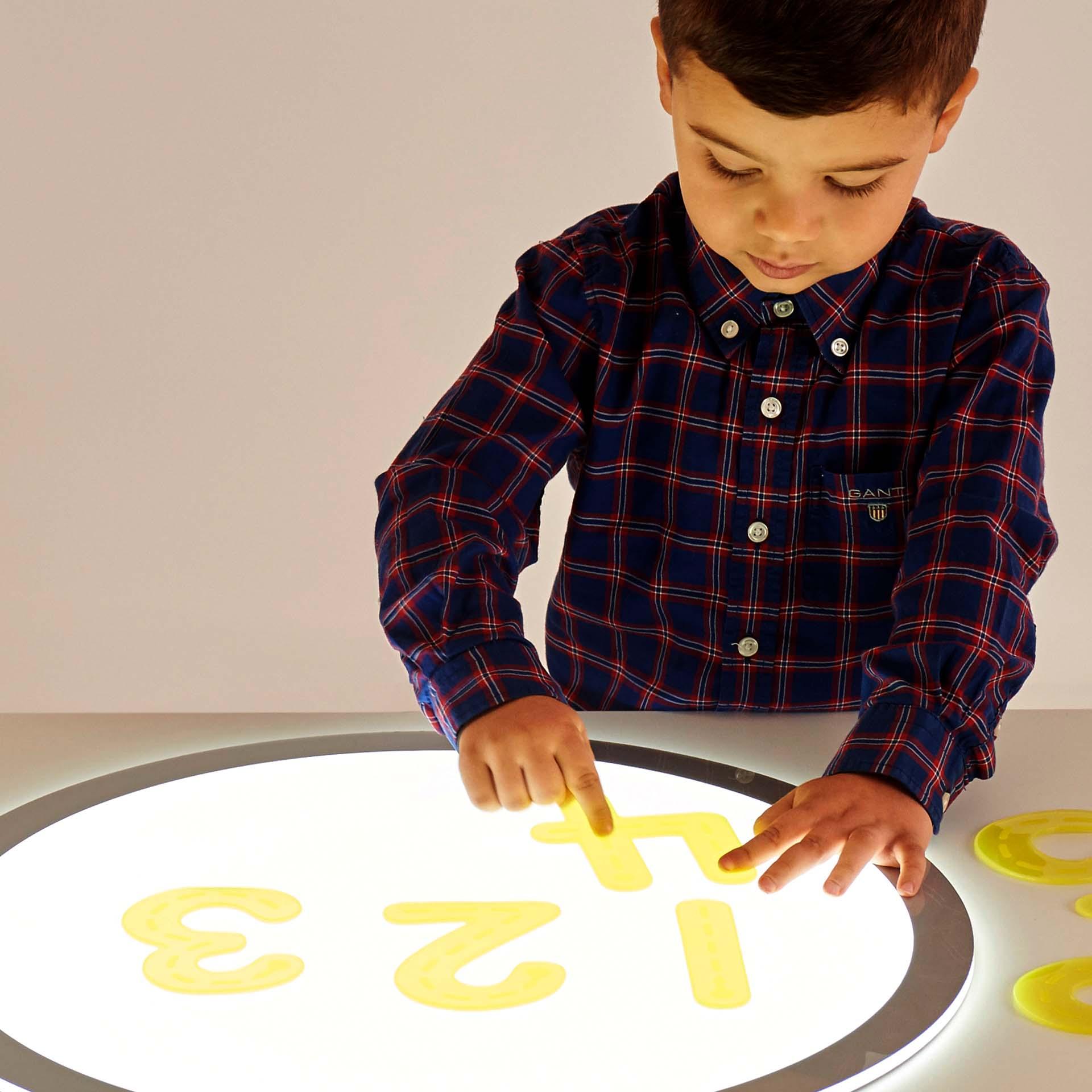 Tickit SiliShapes Trace Numbers numeri silicone gialli tattili