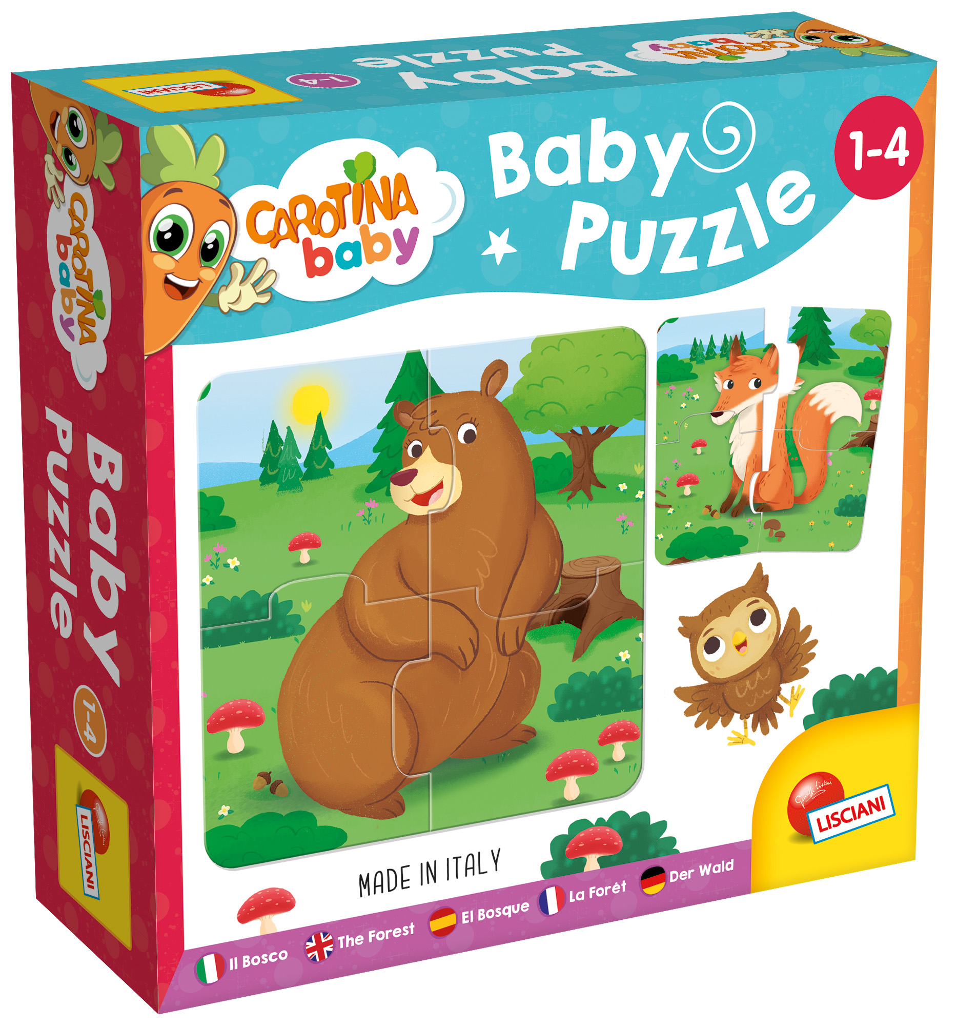 Lisciani Carotina Baby Puzzle Il Bosco puzzle primi anni