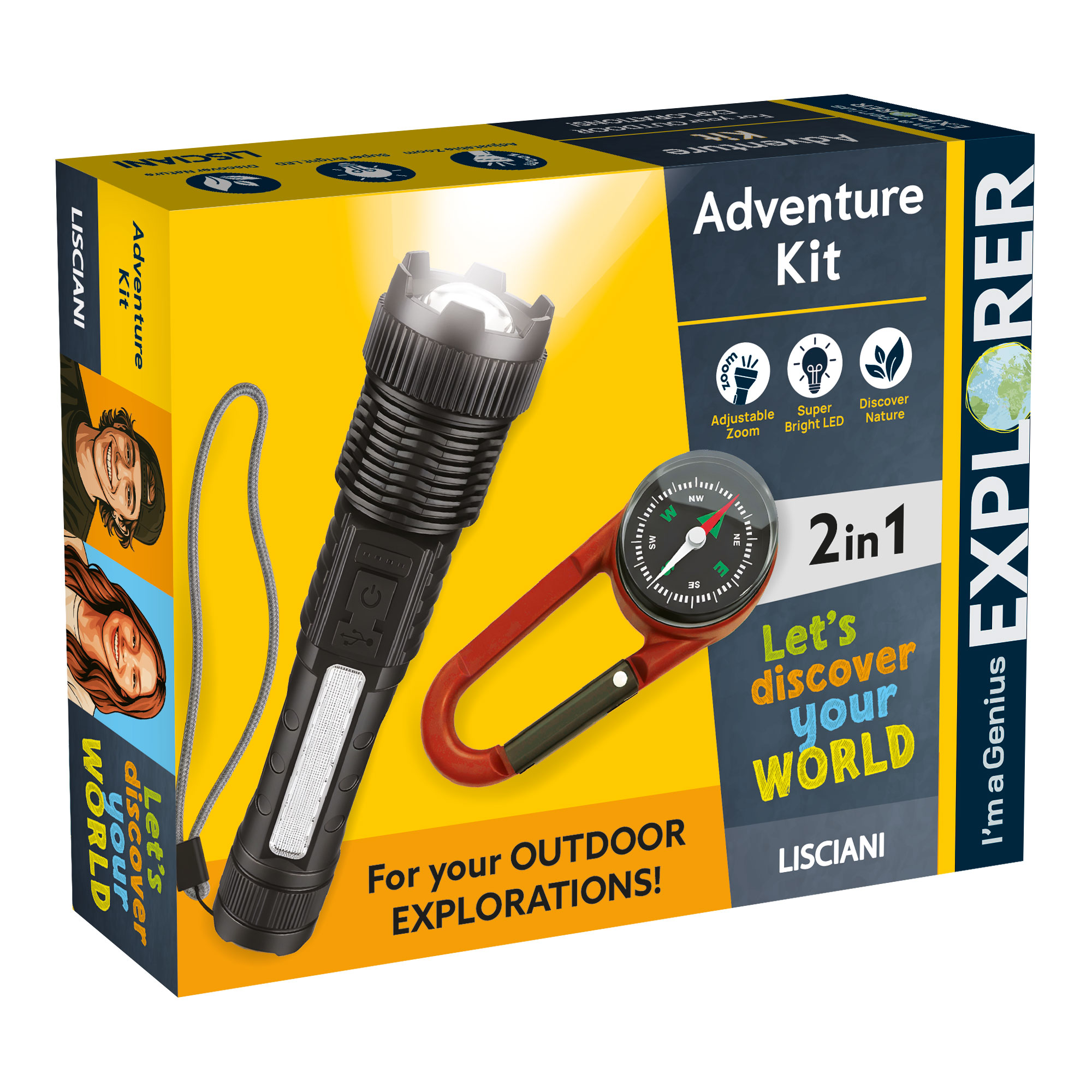 Lisciani I'm a Genius Explorer Kit gioco avventura