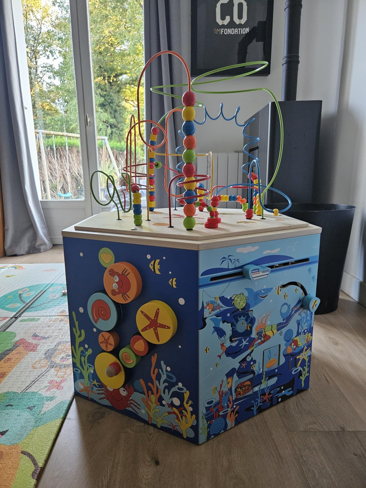 Hape E1907 Barriera Corallina cubo attività legno