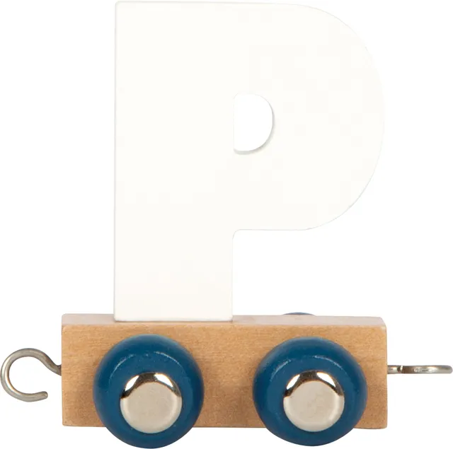 smallfoot Lettera Polare trenino legno lettera P decorazione