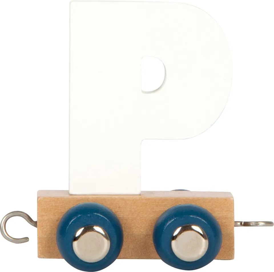 smallfoot Lettera Polare trenino legno lettera P decorazione