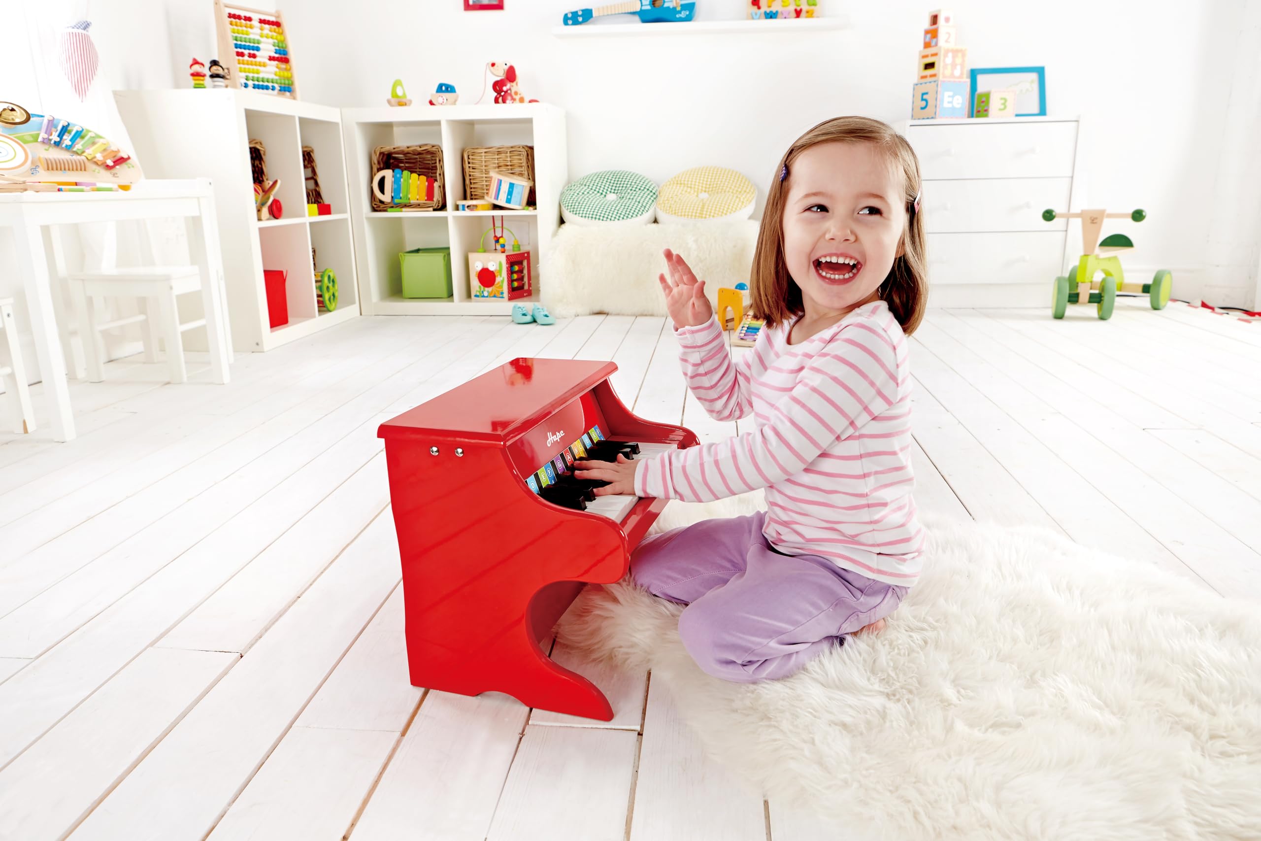 Hape Piano Divertente E0318 pianoforte bambini 18 tasti