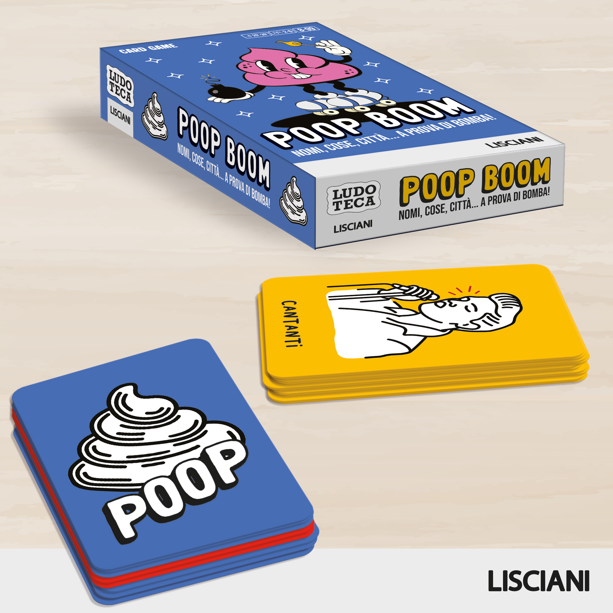 Lisciani Ludoteca Poop Boom Gioco Parole con App