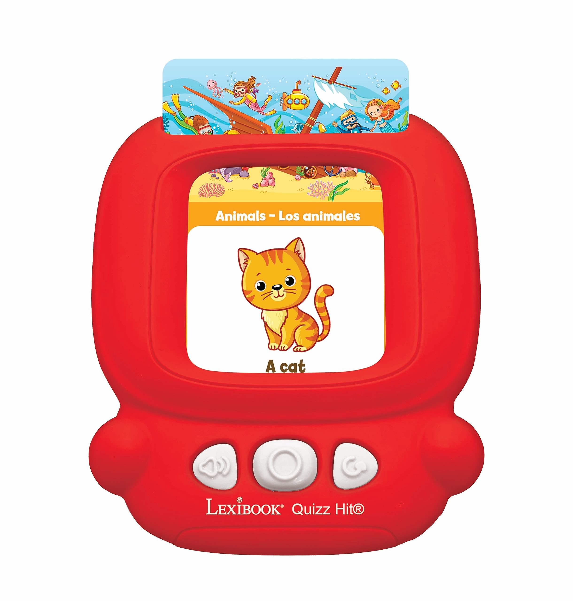 Lexibook JCR10i2 lettore flashcard bilingue rosso