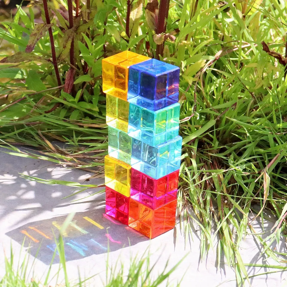 Tickit Gem Cubes cubetti 10 colori traslucidi