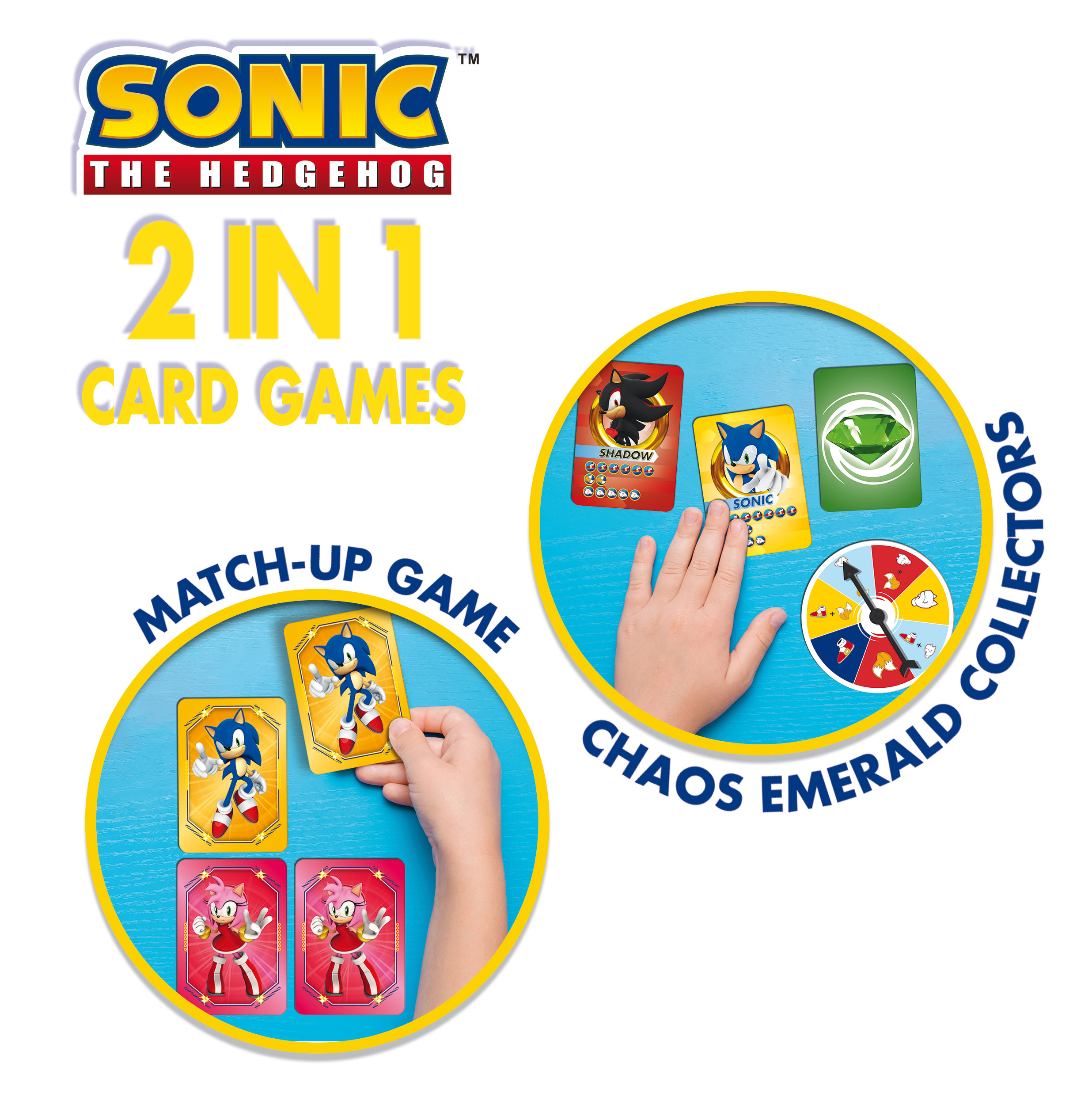 Lisciani Sonic 2 in 1 gioco carte zainetto 2 mazzi strategia