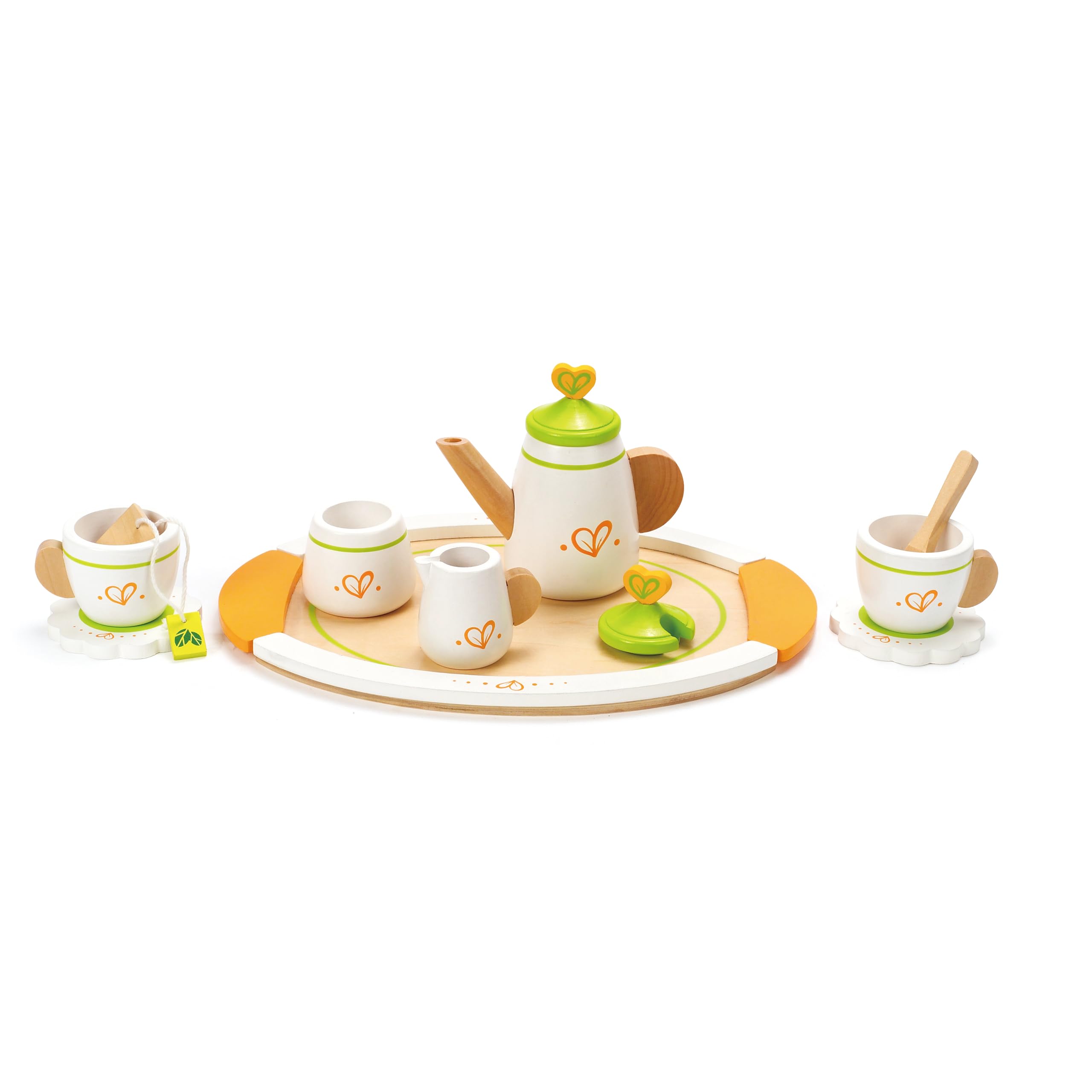 Hape E3124 Servizio da tè giocattolo per due in legno