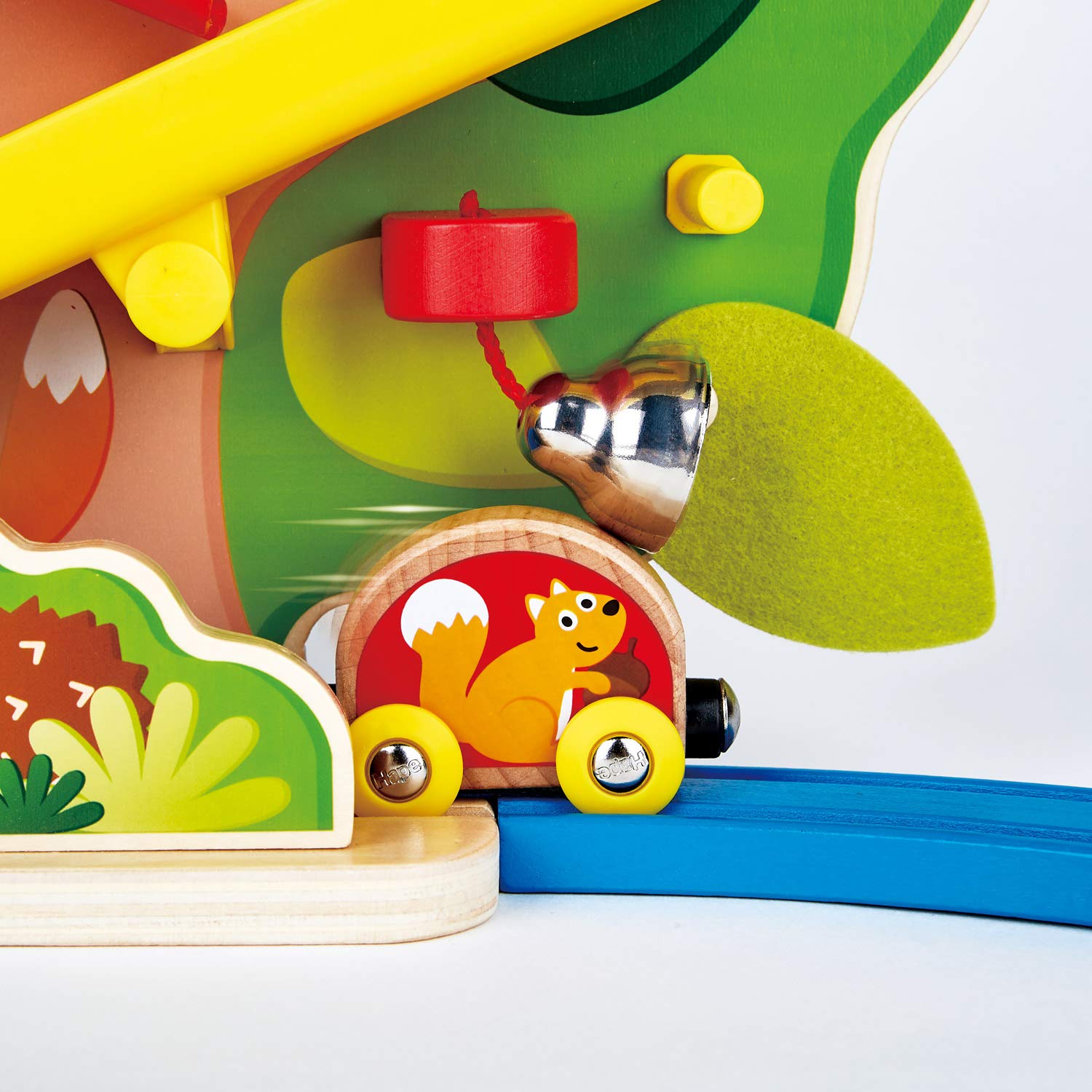 Hape scoiattoli circuito treno portatile legno