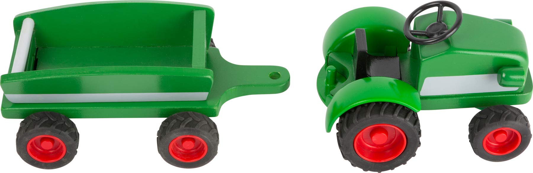 smallfoot WoodFriends 11006 trattore legno verde rimorchio