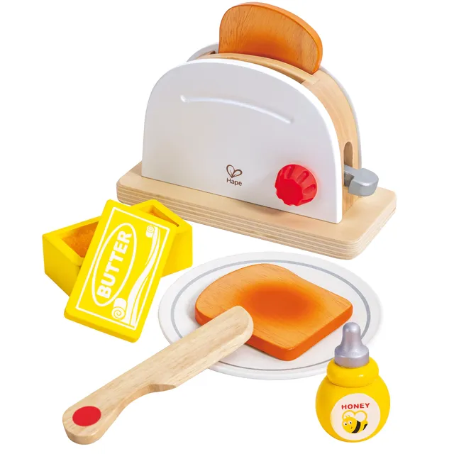 Hape Set Tostapane Gioco Cucina Bambini con Accessori Colazione