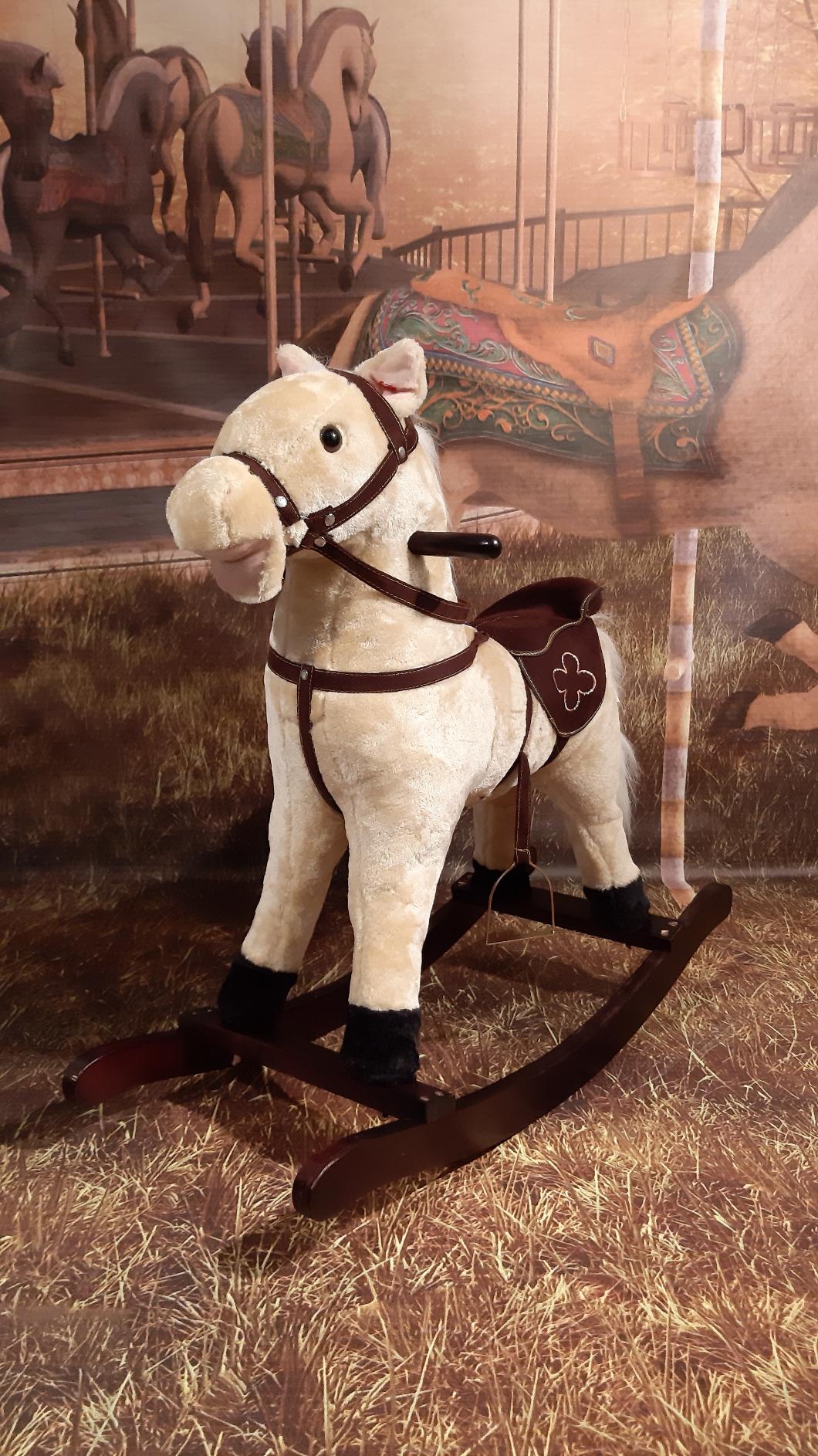 smallfoot 4101 Zottel cavallo a dondolo sonoro