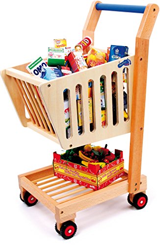 smallfoot Natura carrello spesa in legno