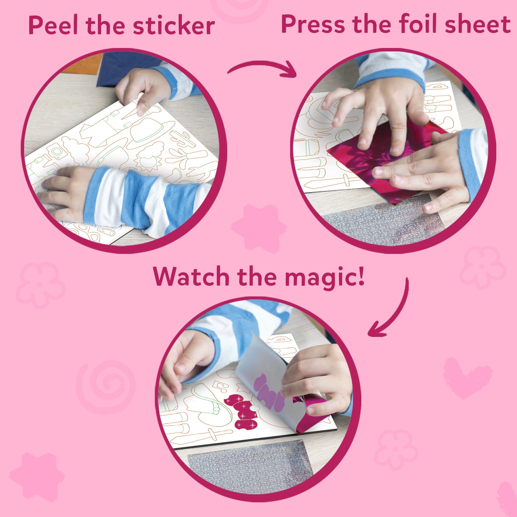 Skillmatics Foil Fun Dress Up kit foil principesse