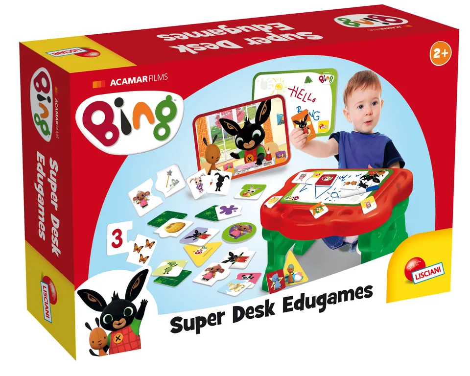 Lisciani Bing Super Desk Edugames tavolino prescolare
