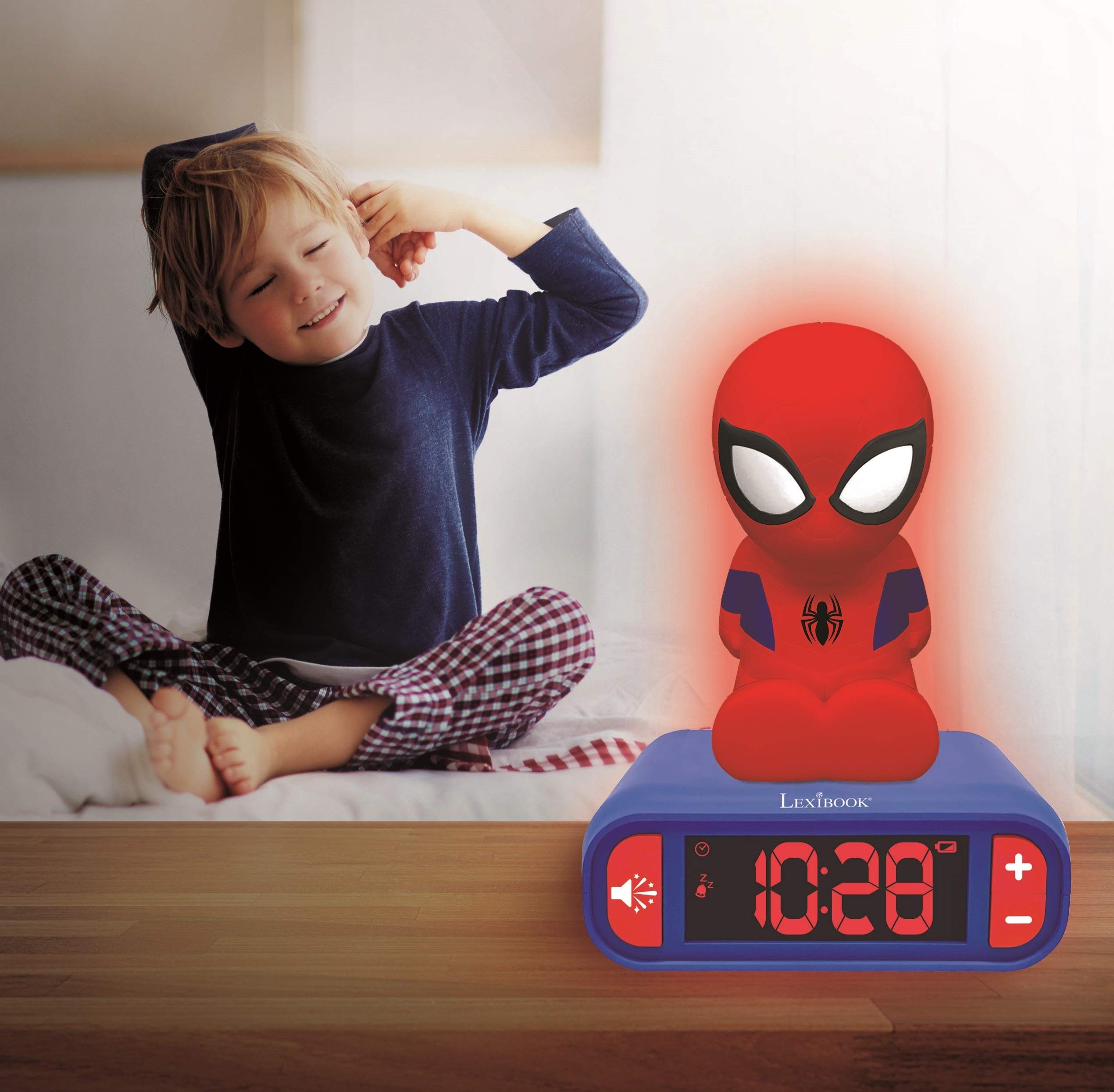 Lexibook RL800SPLXB sveglia Spider-Man blu