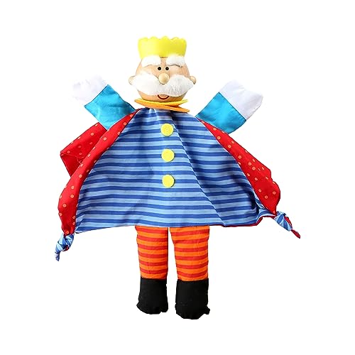 smallfoot 10236 marionetta re in legno da dita