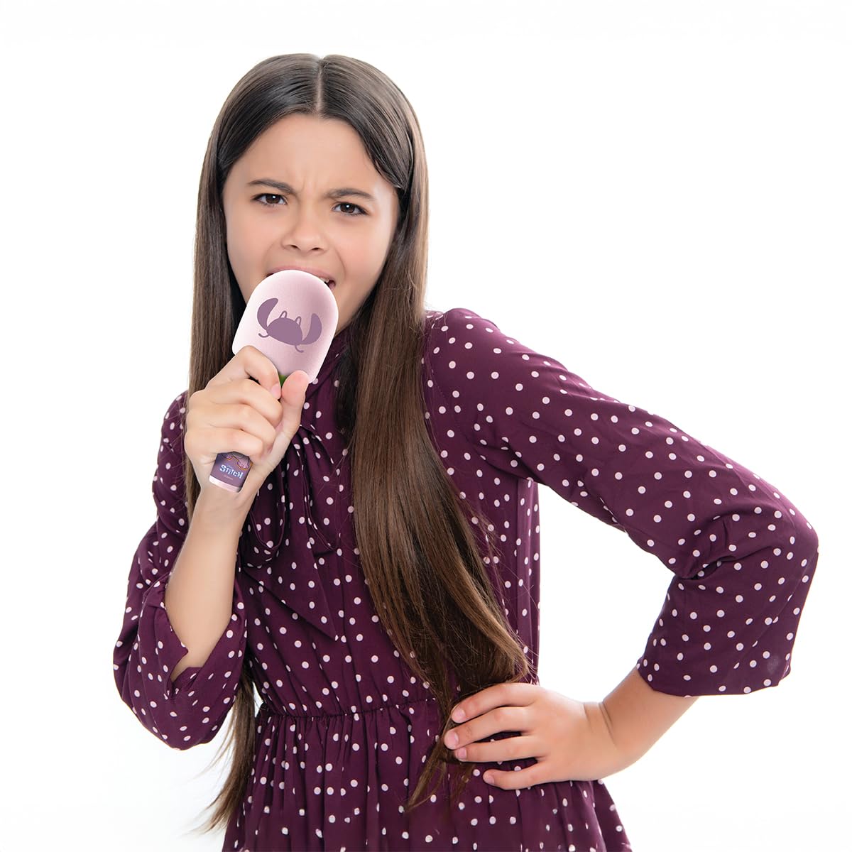 Lexibook Angel MIC280D1 microfono karaoke rosa Bluetooth