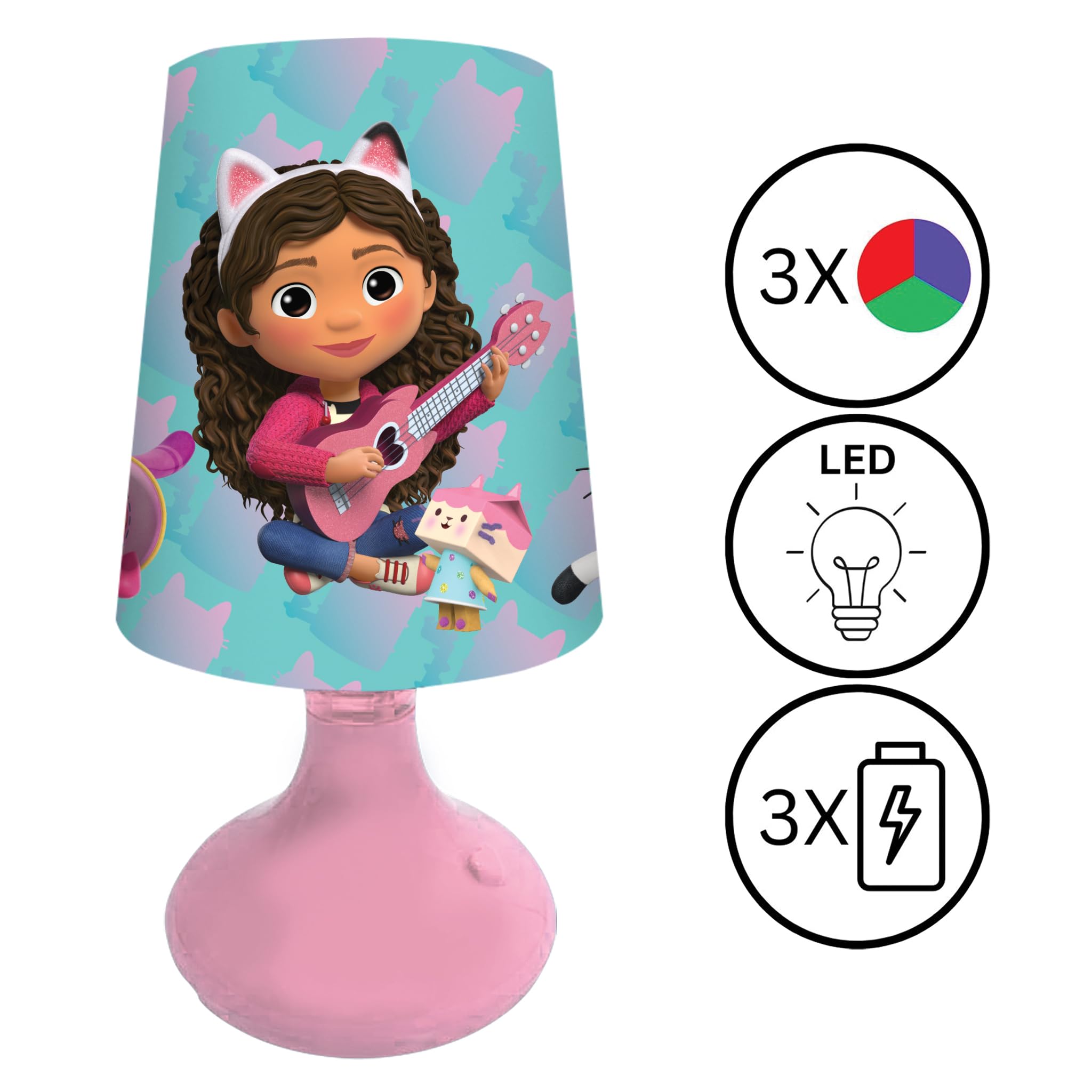 Lexibook Gabby MLT10GDH lampada notturna bambini senza fili