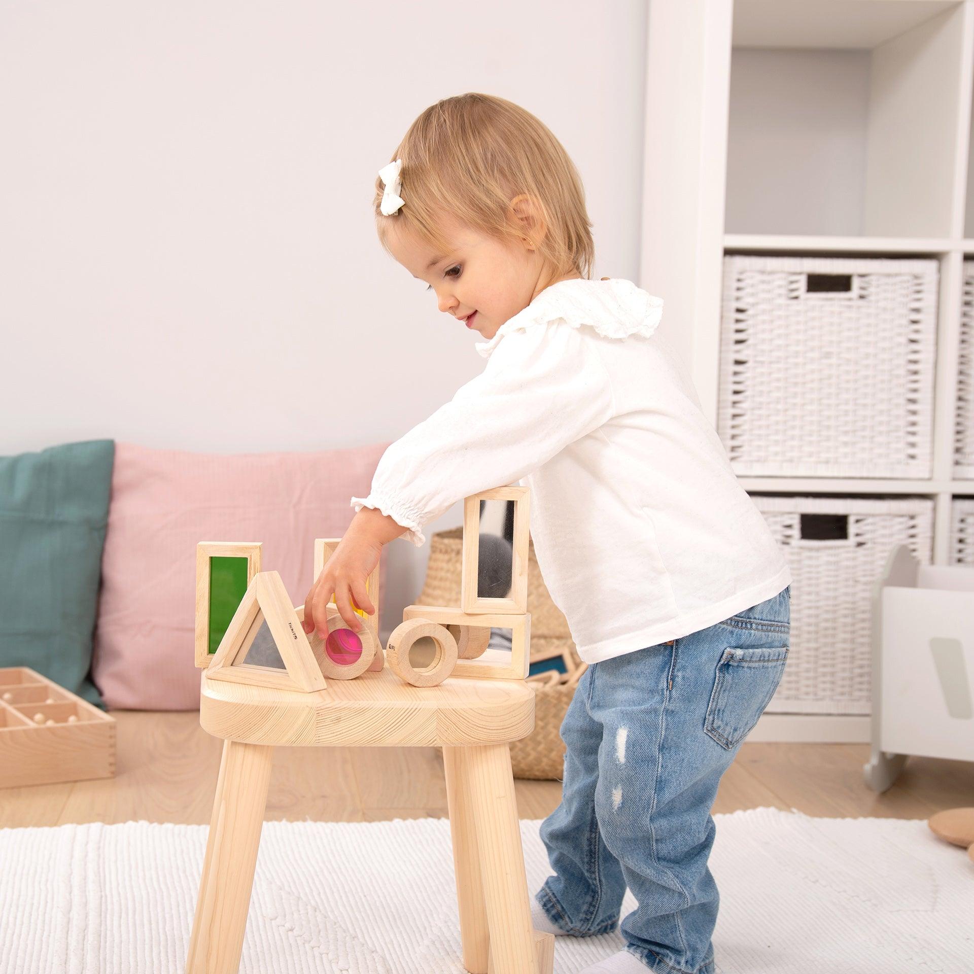 Tickit Rainbow Block Set costruzioni legno 24 pz da 12 mesi
