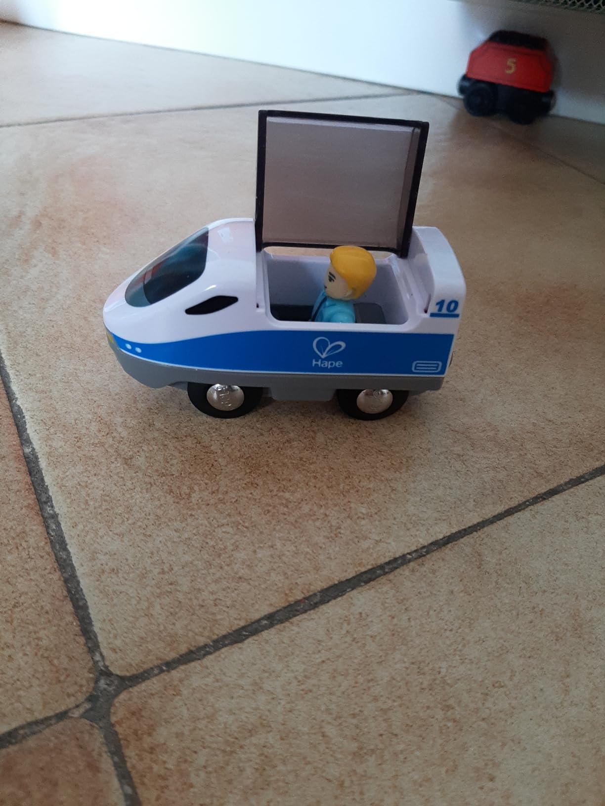 Hape Set Treno Passeggeri trenino legno pista a 8