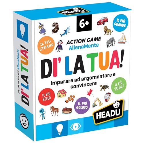Headu Dì la Tua! gioco di società argomentazioni 6-8 anni
