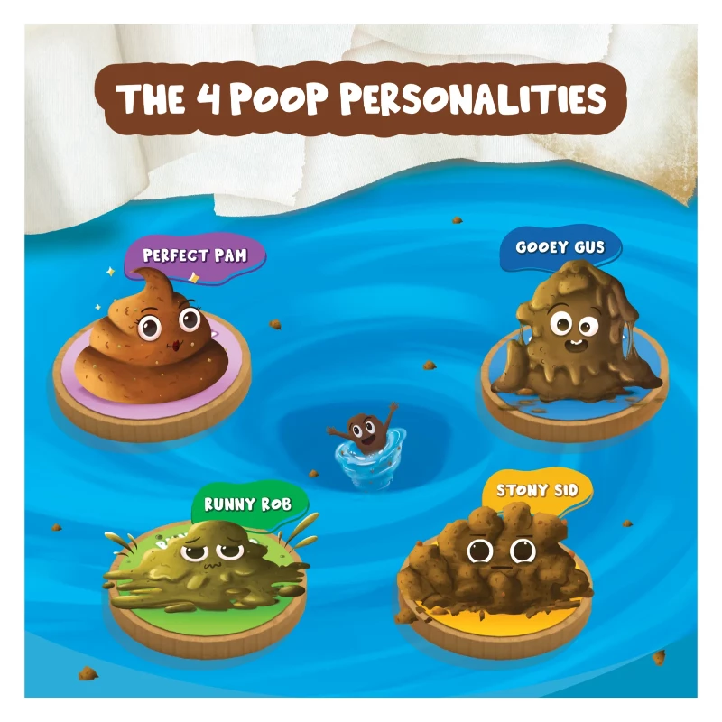 Skillmatics Poop Wars gioco di carte divertente famiglia