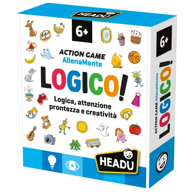 Headu È Logico! gioco di logica 5-8 anni con 60 carte